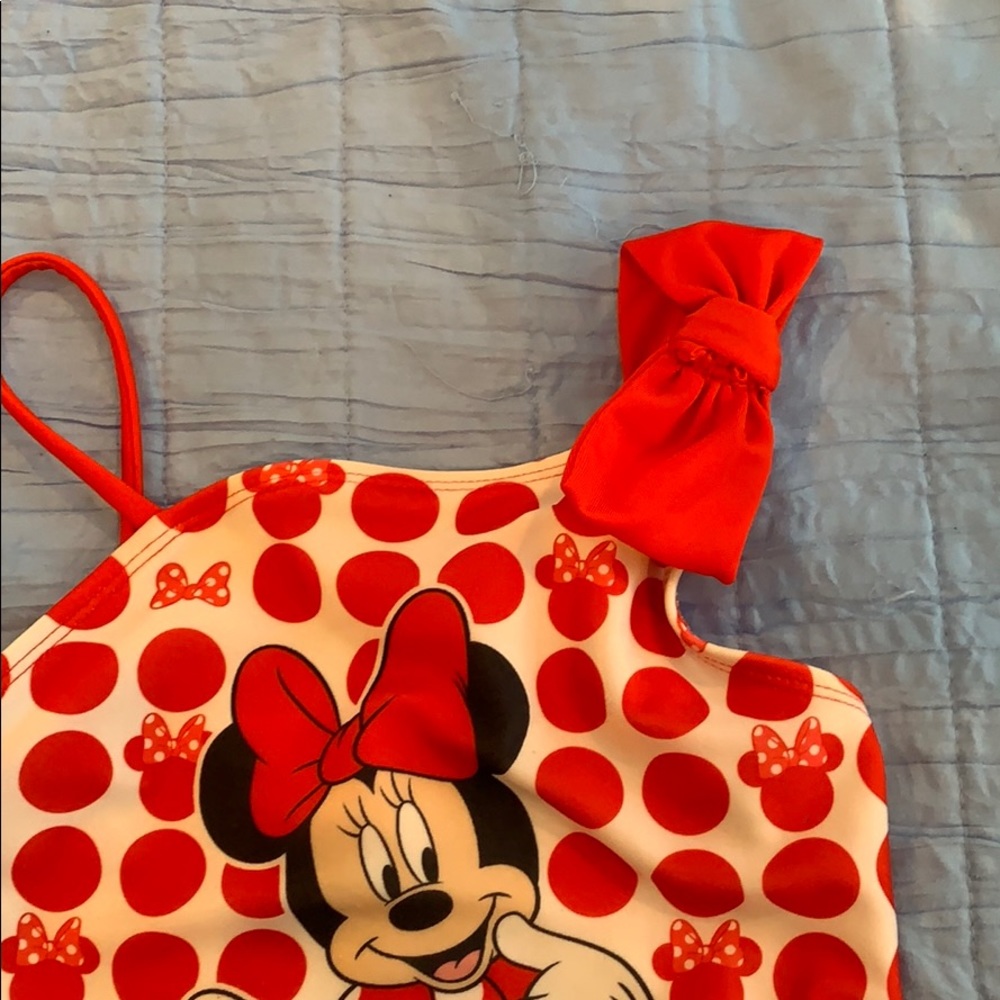Disney junior Minnie Mouse bathing suit 4T - Picture 3 of 4